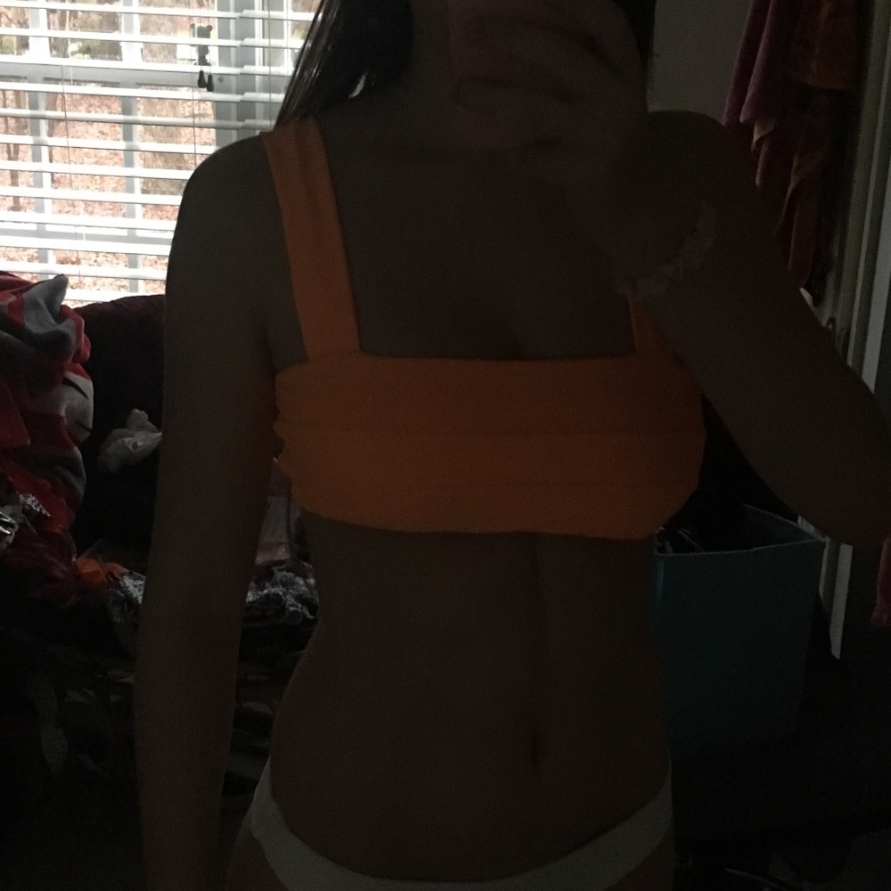 NEW Bright Orange Zaful Bikini Top